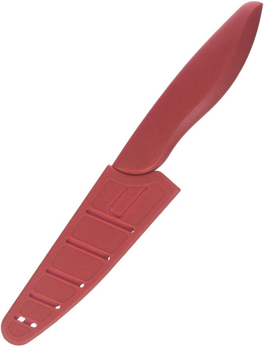 Cuchillo De Tomate Kai Pure Komachi 2 Rojo De 4 Pulgadas