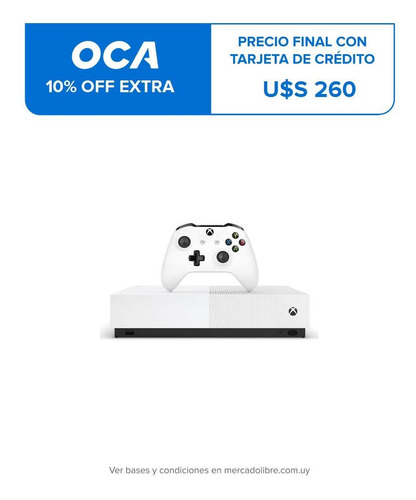 Xbox One S 1tb All Digital Sin Juegos, Macrotec