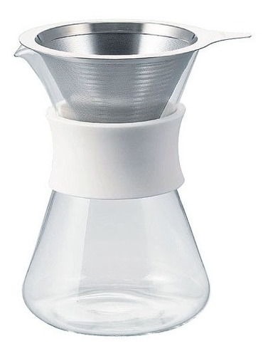 Cafetera Decanter De Vidrio Con Filtro De Metal Hario