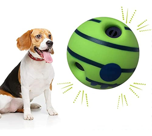 (paquete De 2) Pelota Para Perro Wobble Giggle Mejorada, Pel