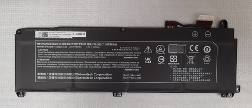 Bateria 53wh Notebook Bangho G62 Gm 15z12 Batería Negro