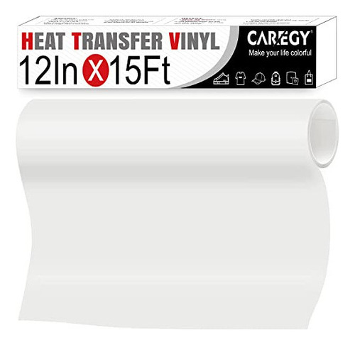 Vinilo Termoadhesivo Htv De Caregy, Rollo De 12 Pulgadas X 1