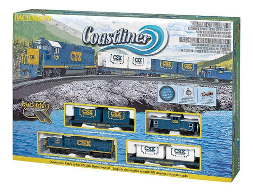 Juego De Tren Eléctrico Coastliner Escala Ho Listo Para Usar
