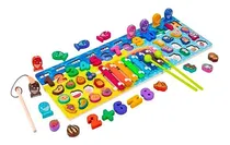 Comprar Tablero Montessori Con Xilofono Didactico Para Niños Madera