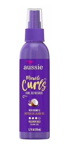 Aussie Miracle Curls Refresher Bomba De 5.7 Onzas (retención