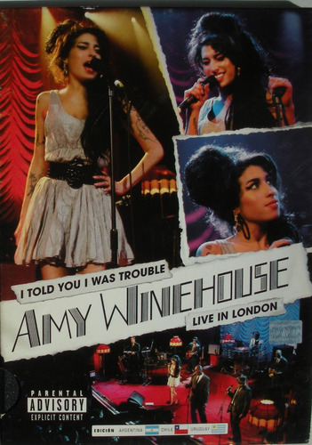 Dvd Amy Winehouse   Live London   I Told You I Was A Trouble