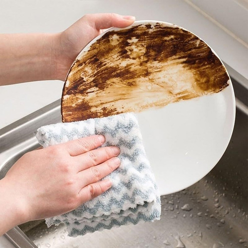 Jf Paños De Limpieza De Microfibra Cocina Absorbentes Trapos