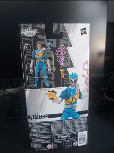 Power Ranger Azul Dino Charge Lightning Collection (Usado)