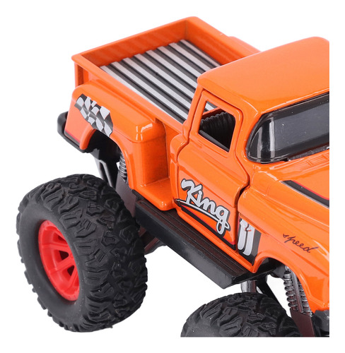 Orange Alloy Truck High Simulation Sound, Colecionável