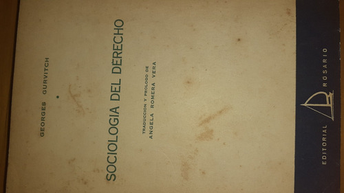 Sociologia Del Derecho Gurvitch J9