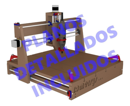 Profe Garcia, Kit Cnc 6kg-cm, 60cm, 120w, 14 Fresas, Arduino (Usado)