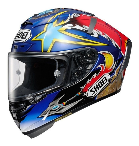 Capacete Moto Shoei X Spirit 3 Norick Mm93 Marquez Alex Cor Diversas Desenho Norick Tc-2 Tamanho Do Capacete 61/62 (xl)