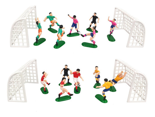 2 Cake Toppers Accesorios Jugadores Ducha Hornear