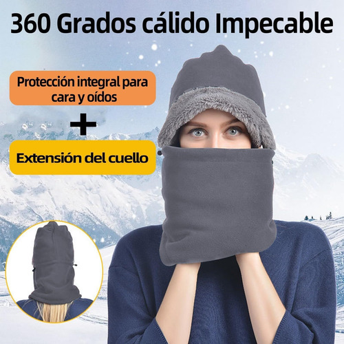 Pasamontañas Invierno, Gorro Cálido A Prueba Viento Invierno