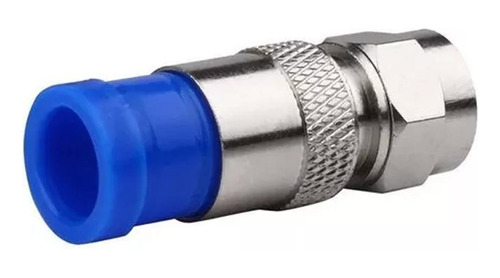 Conector Rg6 Para Cables Coaxial X 2 Unidades