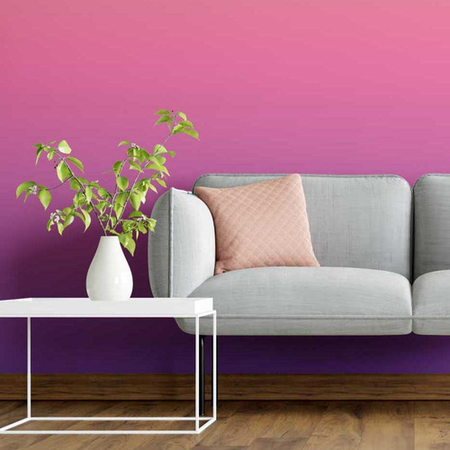 Imagem 5 de 5 de Papel De Parede Adesivo Degradê Azul E Roxo N05167 Rolo De 0