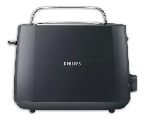 Tostador De Pan Eléctrico Philips Hd2581 Black Edition