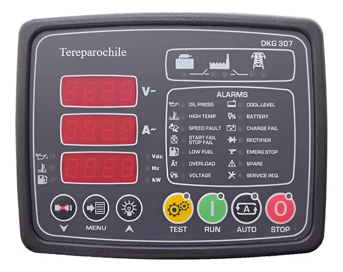 Panel O Modulo De Control Lcd Dkg-307 Genset Para Generador
