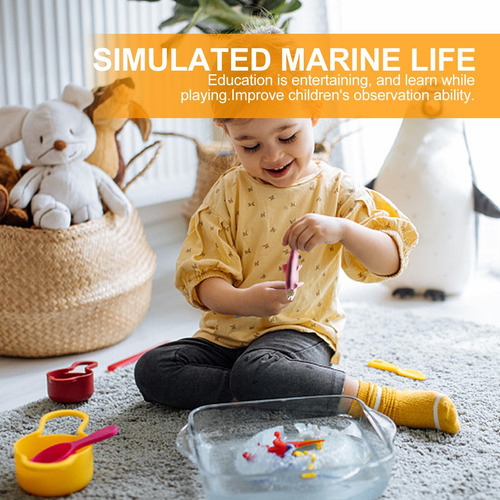 1 Juego De Minimodelos De Criaturas Oceánicas De Simulación