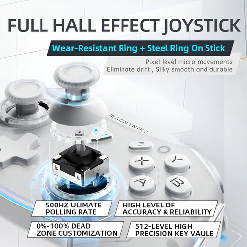 Control joystick inalámbrico Machenike G5 pro Pro negro