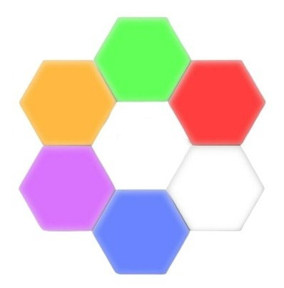 Kit Luces Led Touch Decorativas Hexagonales Personalizables 