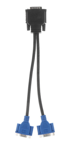 Dms-59 59 Pin Dvi Macho A 2 Adaptador De Monitor Vga Hembra