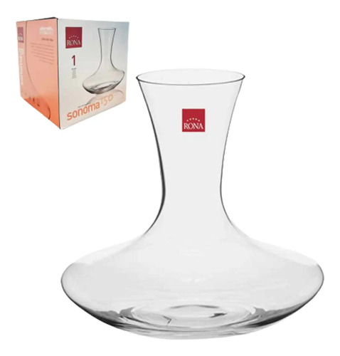Decanter Para Vino Rona Sonoma - Cristal 1500 Cc Transparente