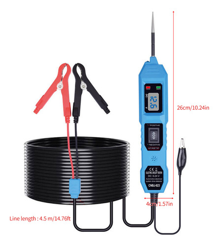 Detector De Circuito, Pantalla Led, Luz De Coche, Probador D