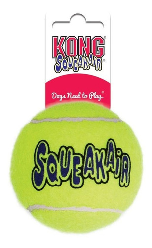 Juguete Para Perro Pelota Tenis Kong Sonido Talla M