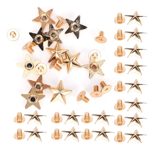 Remaches Con Forma De Estrella Para Manualidades, Ropa Y Zap