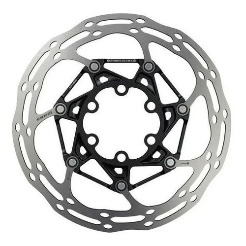 Imagem 1 de 1 de Disco Freio Sram Super Light 6 Parafusos 160mm Centro Preto