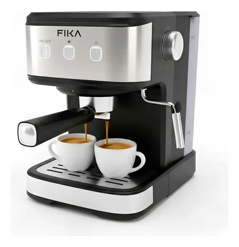 Cafetera Espresso Automática Maquina de Expresso Individual Capuchino Fika Rito 1.5 Litros 20 Bares