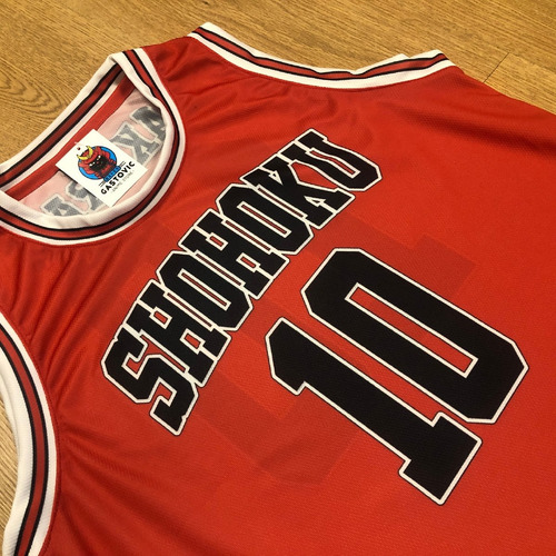 Imagen 5 de 10 de Camiseta Basket Shohoku Slam Dunk Cosplay Gastovic Anime