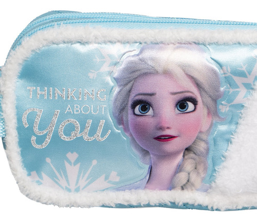Lapicera/estuche Escolar Frozen Ruz 2025. Agua Frozen