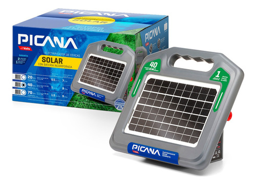 Electrificador-boyero Picana® Solar Portatil 40 40km - 1j