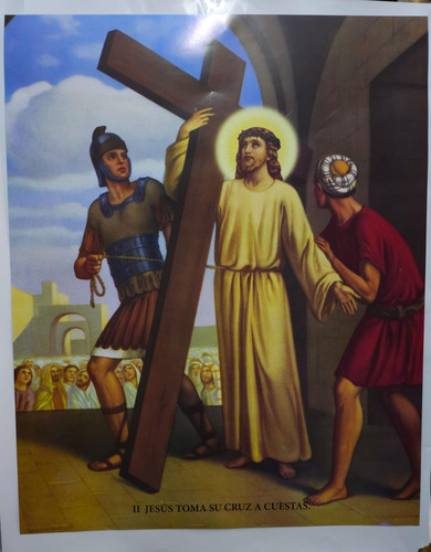 Poster Decorativo Viacrucis 10 Juegos 40x50
