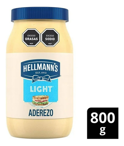 Aderezo Hellmann's Light 800 G