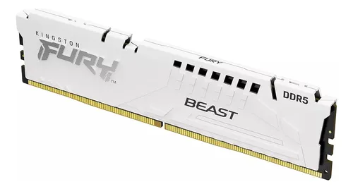 Memoria Kingston Fury Beast White Ddr5 16gb 6000 Mhz