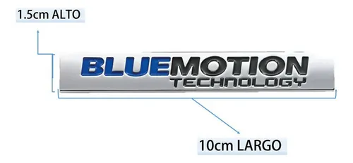 Emblema Tapa Baul Bluemotion Technology Gol 2010/2018