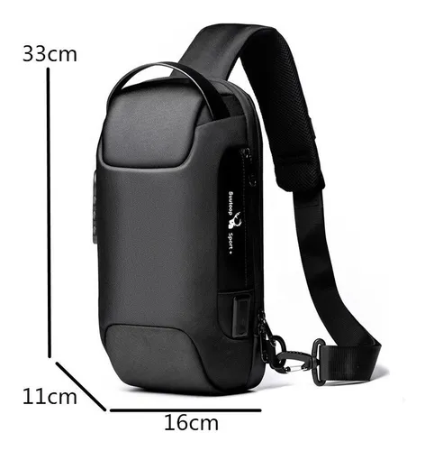 Mini Mochila De Pecho Diagonal Cruzada Masculina +usb