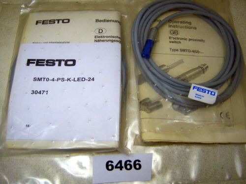 2 Festo Proximity Switch Smt0-4-ps-k-led-24 24 Vdc