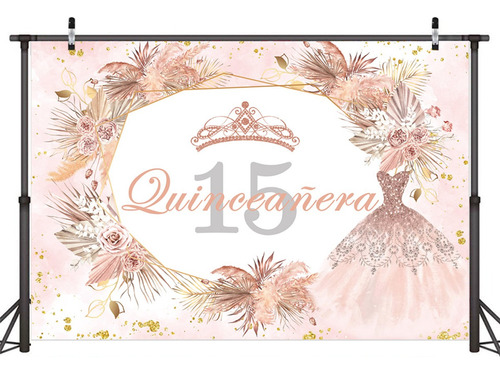 Fondo De Fotografía De Quinceañera Princesa De 15 Años