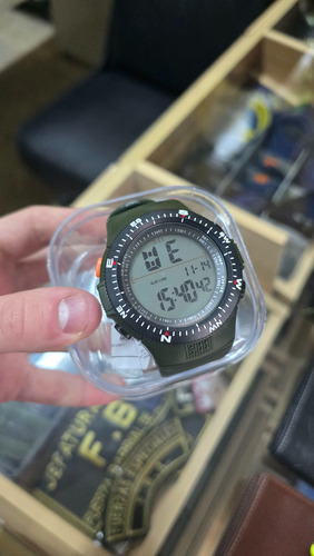 Reloj Tactico Sumergible Alarma Verde Militar Verde Musgo Negro Negro