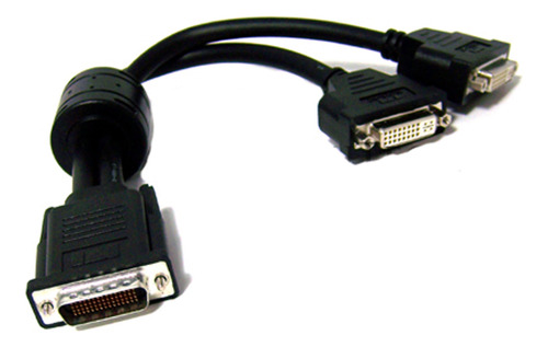 Matrox Lfh-60-to-dual Dvi-i 1ft Black Cable 16029-02 For Cck