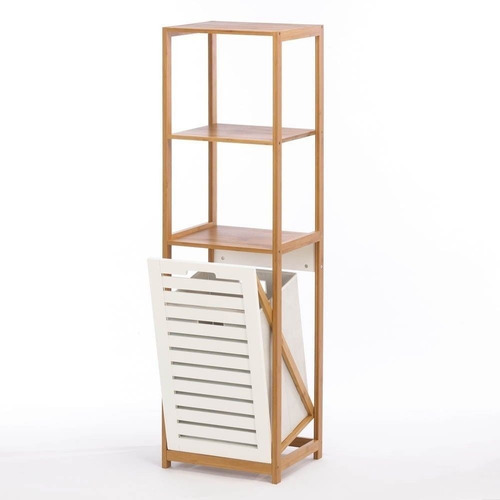 Hermoso Organizador De Blancos Fabricado En Bambú