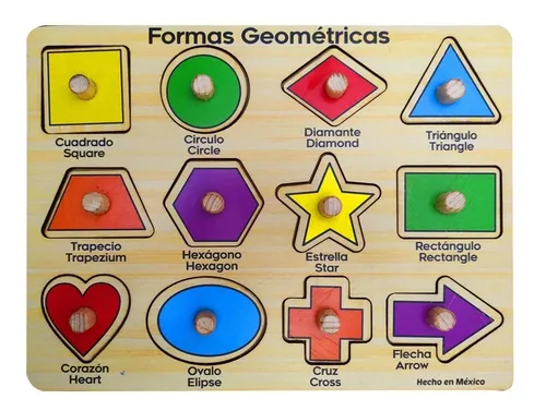 Rompecabezas Geometricas | MercadoLibre 📦