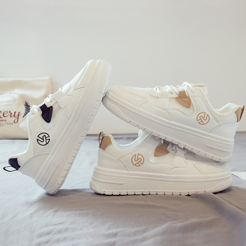 Zapatillas De Tenis Transpirables Para Mujer Zapatos Blancos