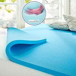 Colchoneta Memory Foam Con Gel Fresco Viscogel 160x190 Queen