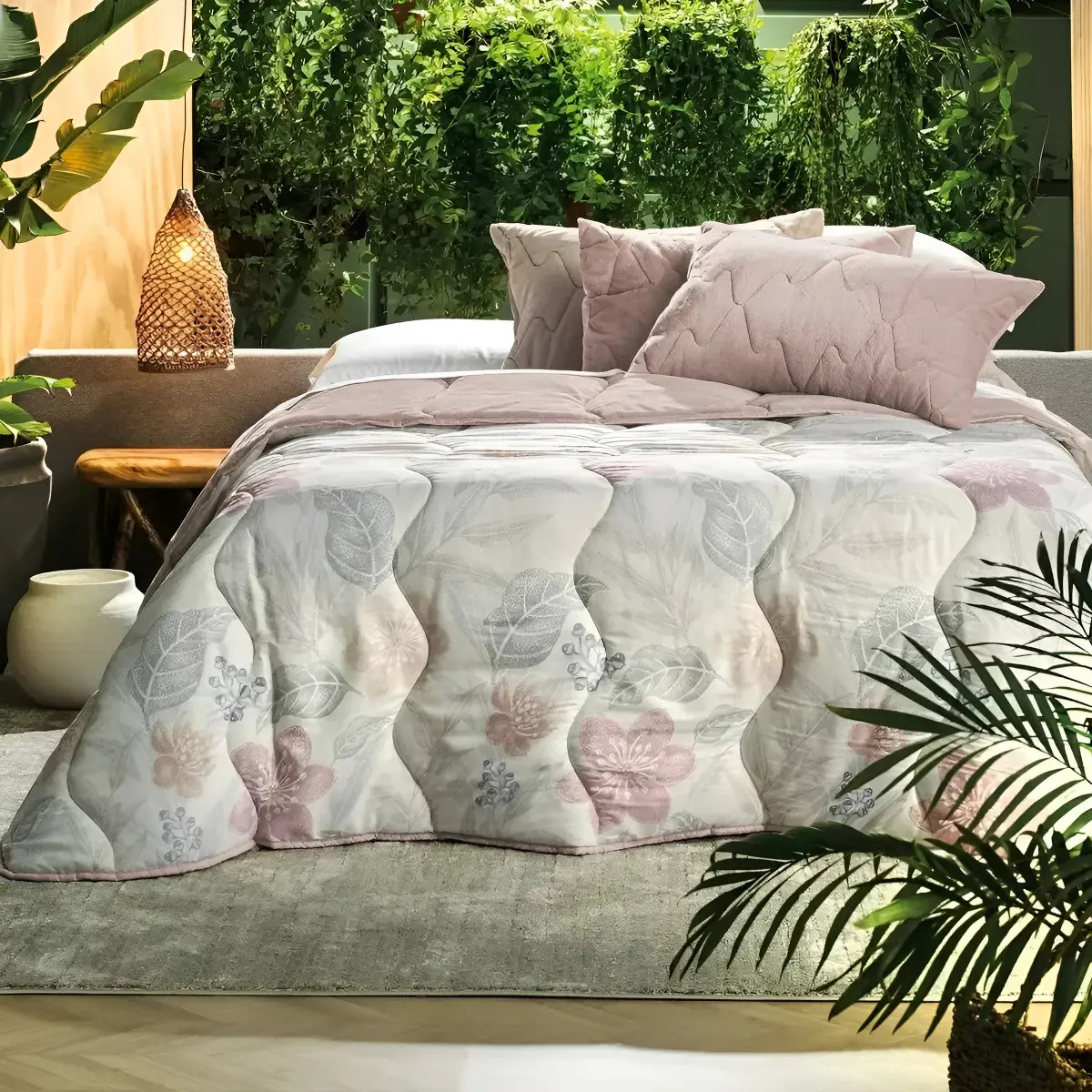 Coberdrom Edredom Grosso Dupla Face Blend Comfort Casal Altenburg
