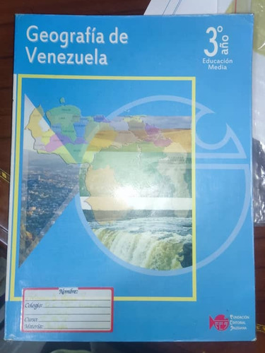 Libro Geografía De Venezuela 3er. Año Editorial Salesiana 